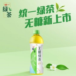 统一茉莉绿茶无糖茶饮料 真茶萃取 500m*15瓶整箱l统一茉莉绿茶饮品