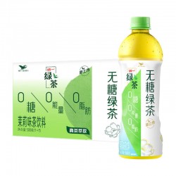 统一茉莉绿茶无糖茶饮料 真茶萃取 500m*15瓶整箱l统一茉莉绿茶饮品图5