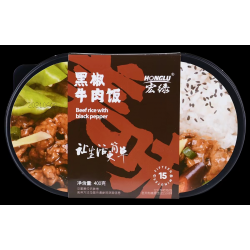 宏绿黑椒牛肉饭400g/盒图2