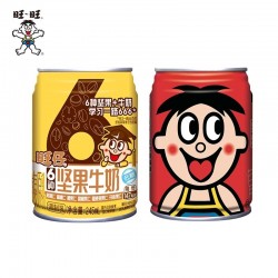 旺仔牛奶+6种坚果牛奶组合饮品早餐奶罐装礼盒装 245ml*8罐 整箱装图4