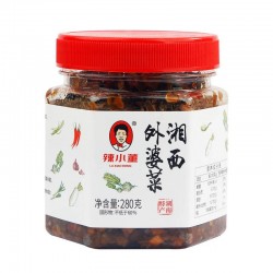 辣小董外婆菜 湖南正宗农家辣椒酱 萝卜干 瓶装开味咸菜 香辣酱 下饭菜 【外婆菜】280g*1瓶图2