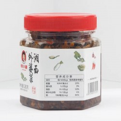 辣小董外婆菜 湖南正宗农家辣椒酱 萝卜干 瓶装开味咸菜 香辣酱 下饭菜 【外婆菜】280g*1瓶图3