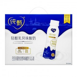 6月新蒙牛纯甄pet瓶装小蛮腰酸奶原味红西柚味 230g*10瓶 整箱装图5