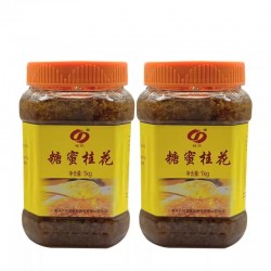 八月花特产糖桂花 1kg*1瓶图2