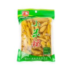 广乐小米辣泡椒四川特产农家自制野山椒泡菜泡凤爪调料400g*20袋整箱装图4