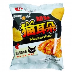 【怡味园】零食加虾猫耳朵 800g*1箱（40包)图2