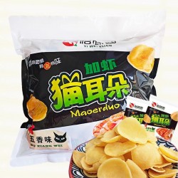 怡味园加虾猫耳朵蟹黄味 500g*1包图2