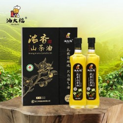 油大福油大福山茶油礼盒装500ml*2 食用油送礼 浓香茶籽油 年货福利团购 1L图4