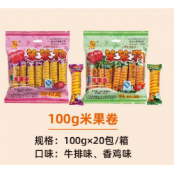 笨笨狗米果卷 100g*20包 整箱装