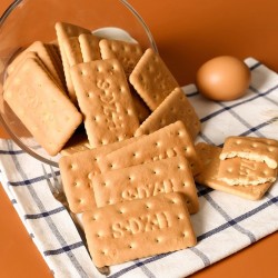 正航钙奶饼干宝贝星加钙铁锌冲泡食品儿童特制早餐零食山东特产225*3包图2