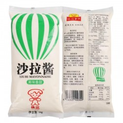 休比沙拉酱美味香甜型袋装1kg果蔬寿司料理烘焙汉堡手抓饼蔬菜酱图3