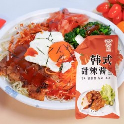 休比韩式甜辣酱韩国炸鸡酱果酱 炸鸡甜酱韩式辣酱拌饭辣椒甜酱1kg