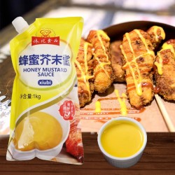 休比蜂蜜芥末酱韩式炸鸡烤肉拌饭酱蔬菜水果色拉食品调味家用商用