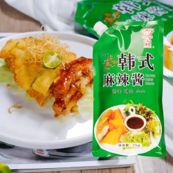 休比韩式麻辣酱1kg 韩国炸鸡酱果酱炒年糕辣酱石锅拌饭火锅麻辣酱