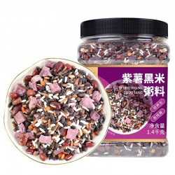 【姚朵朵】紫薯黑米粥料1.4kg早餐粥