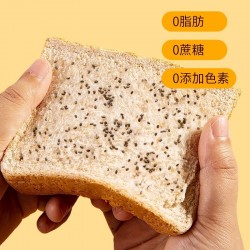 享食者奇亚籽全麦面包0脂肪无糖精减代餐饱腹吐司早餐整箱低脂健康食品图4