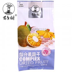 百年树综合果蔬干芭蕉菠萝蜜芋头条紫薯条进口混合蔬果干食品250g图4