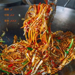 普圆上海炒面300g 炒面熟面水煮拌面热干面 餐饮批发方便速食面条图3