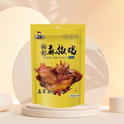 鲁丫头烧鸡麻椒鸡卤味零食年货送人整箱组合装中秋送礼500g图2