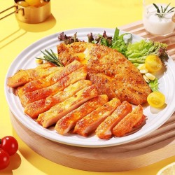 鲁丫头香煎鸡排鸡胸肉半成品黑椒奥尔良鸡排鸡块鸡柳鸡扒健身代餐135g图3