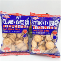 江顺小圆饼海盐味100g*6袋图2