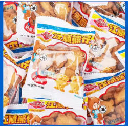 熊仔饼干奶香味 350g*9包图2