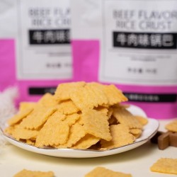 天生好果牛肉味锅巴90克*4袋香脆手工特产网红休闲零食咸香酥脆图3