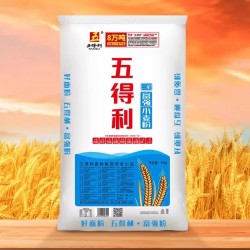 批发五得利三星富强小麦粉25kg 包子馒头 商用高筋通用粉50斤图4