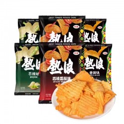 四洲热浪薯片大波浪土豆片小包装网红小吃解馋零食休闲小吃宿舍图5