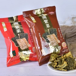 四洲天妇罗海苔日式炸海苔锅巴小吃休闲食品40g即食紫菜网红零食图2