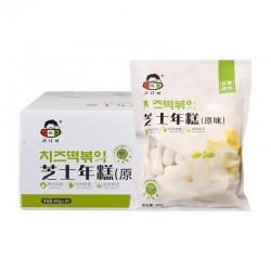 小伙子原味芝士年糕500g*10袋年糕商用火锅食材韩式年糕条夹心拉丝芝士年糕图5