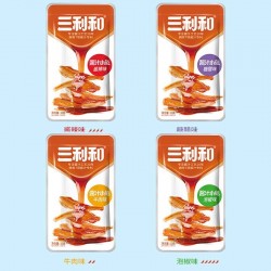 三利和小鱼干休闲食品零食小吃鱼仔办公室香辣酱汁鱼盒装湖南特产400g图3