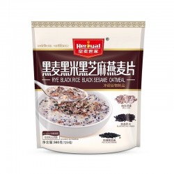 皇麦世家黑米黑芝麻黑燕麦片 360g图5